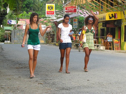 Local girls - Puerto Viejo, Costa Rica