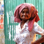 Old woman - Kampong Cham, Cambodia