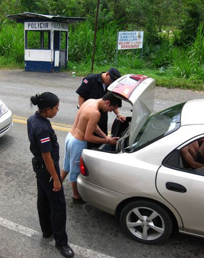 Police Checkpoint, Costa Rica