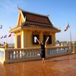 Me at the waterfront - Phnom Penh, Cambodia