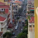 View from hotel - Phnom Penh, Cambodia