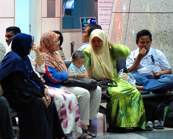 People in Kuala Lumpur International Airport