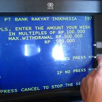ATM - Padang Bai, Bali, Indonesia